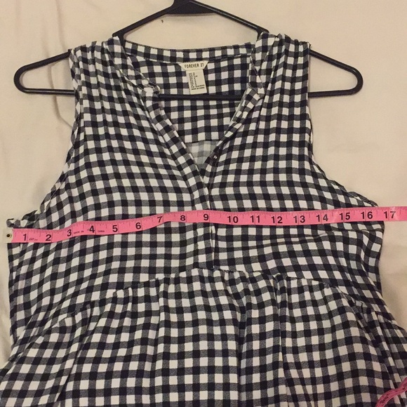 Black and White Gingham Summer Dress - Forever 21 - Picture 4 of 5